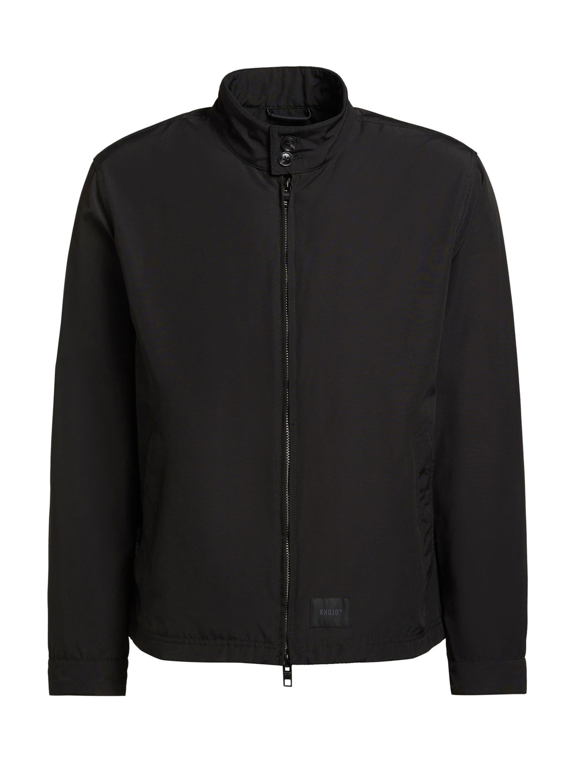 khujo Between-Season Jacket 'COVER' in Black: front