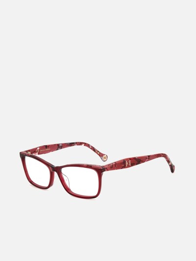 Carolina Herrera Zonnebril in 56 in de kleur Rood, Productweergave