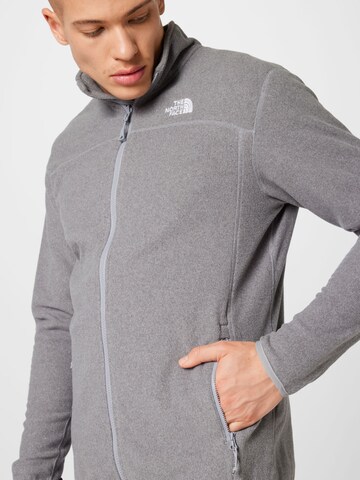 THE NORTH FACE Athletic fleece jacket 'Glacier' in Grey