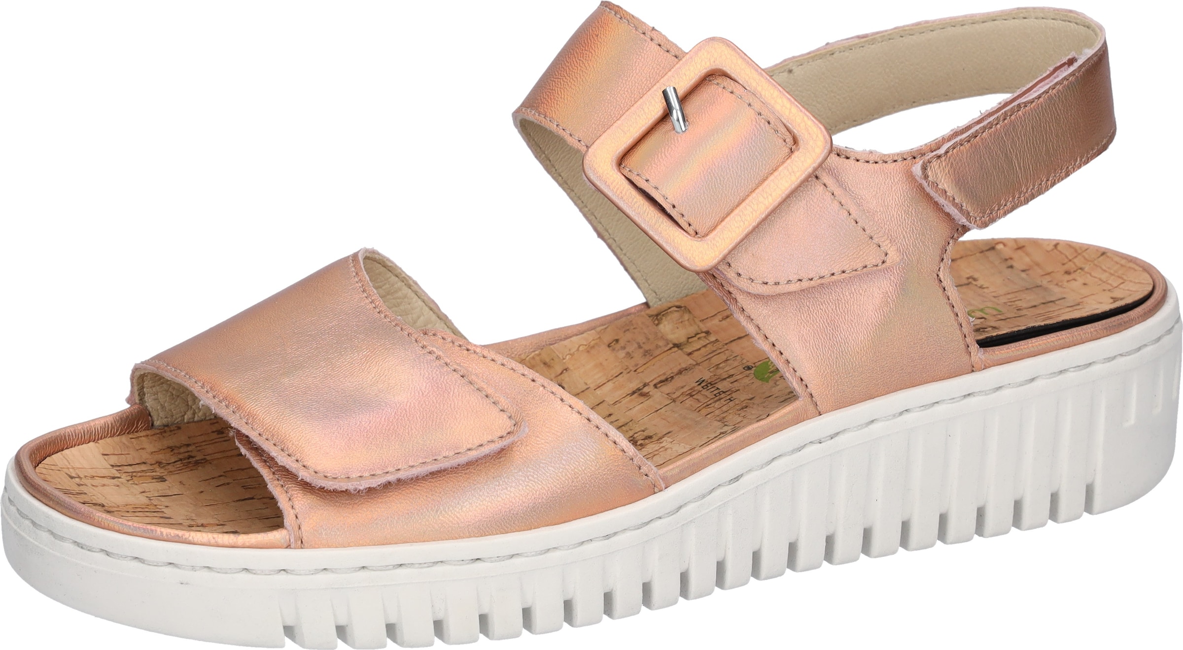 WALDLÄUFER Sandale in Rot: Vorderseite