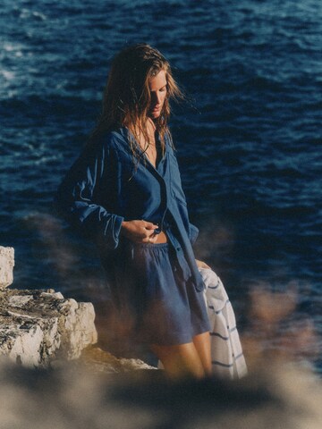 The Set Broekpak in Blauw