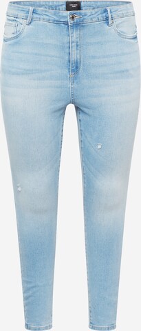 Skinny Jean 'Phia' Vero Moda Curve en bleu : devant