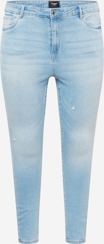 Vero Moda Curve - Skinny Vaquero 'Phia' en azul: frente