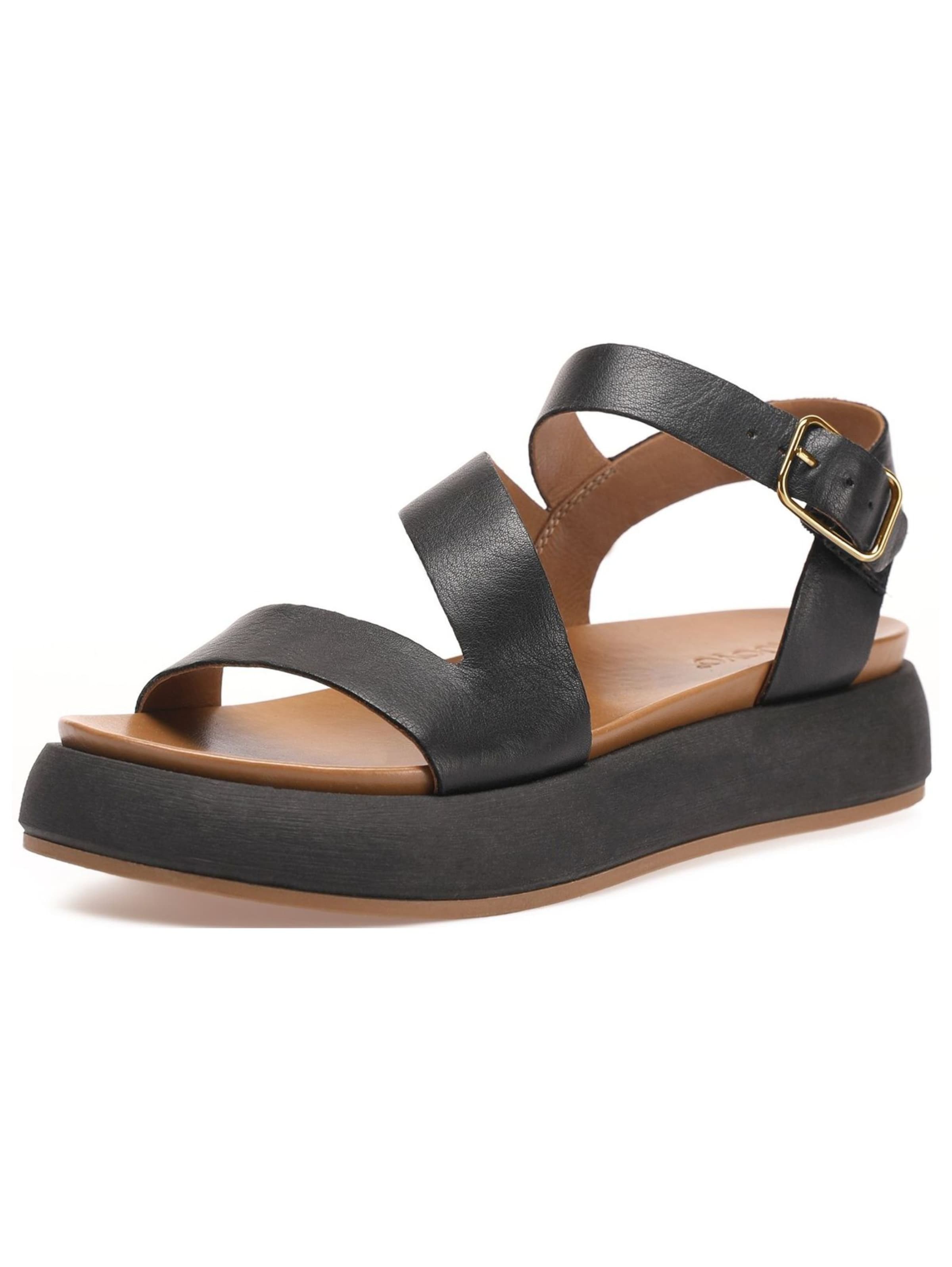 INUOVO Sandals in Black ABOUT YOU