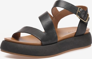 INUOVO Sandals in Black: front
