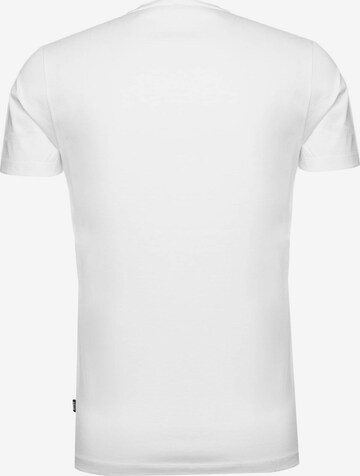 BOSS Black T-Shirt 'Tessler' in Weiß