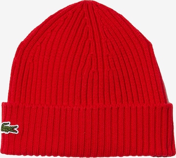 LACOSTE Muts in Rood: voorkant