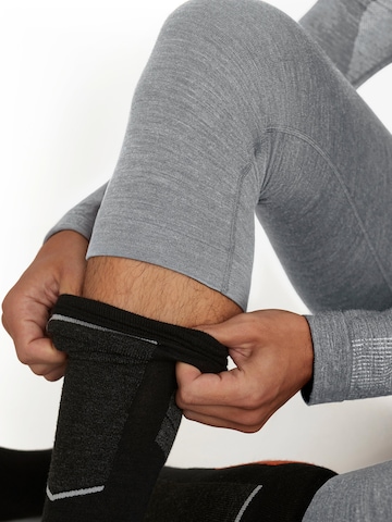 FALKE Regular Workout Pants '3/4' in Grey