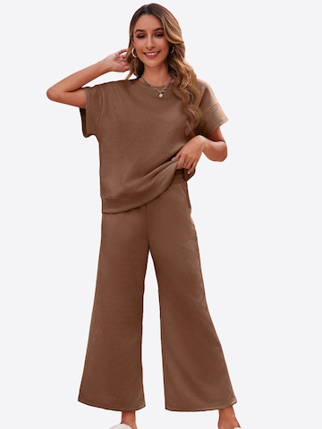 Imily Bela Domácí oblečení – hnědá: přední strana