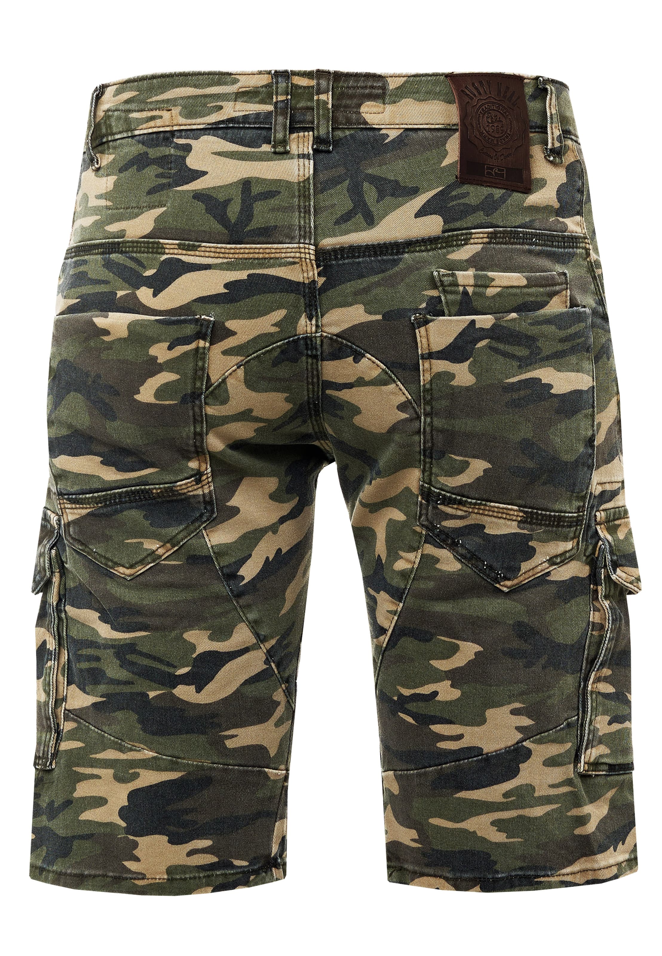 Rusty Neal Regular Cargoshorts 'Canyon' in Grün