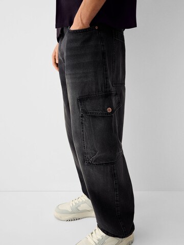 Bershka Regular Jeans in Zwart