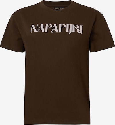NAPAPIJRI Paita 'S-BLISS' koossa XS värissä tummanruskea / valkoinen, Tuotenäkymä