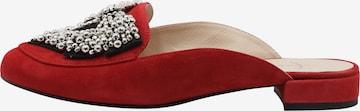 faina Mules in Red: front