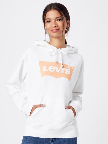 LEVI'S ® Tréning póló 'Graphic Standard Hoodie' - fehér: elől