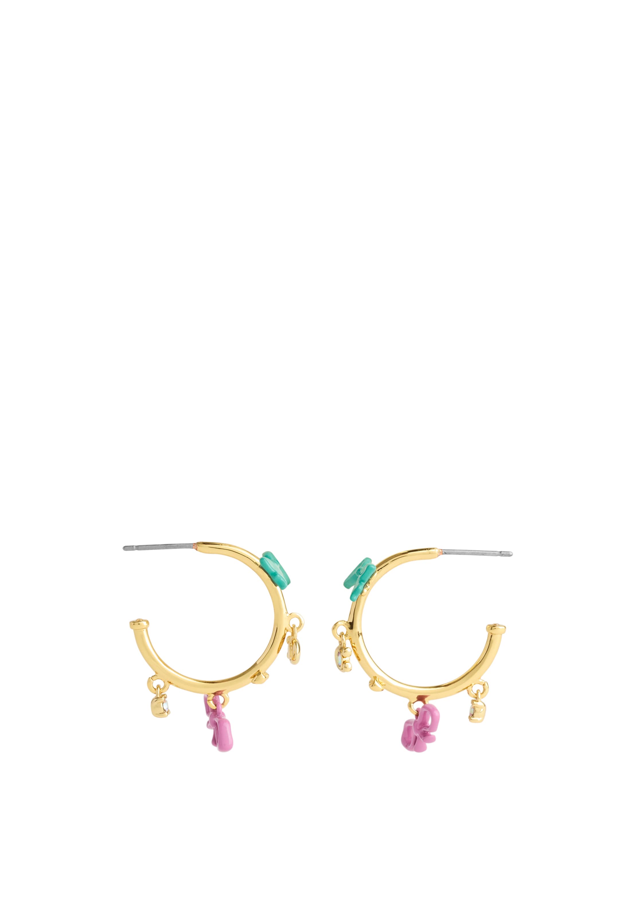 Cercei de la COACH pe auriu