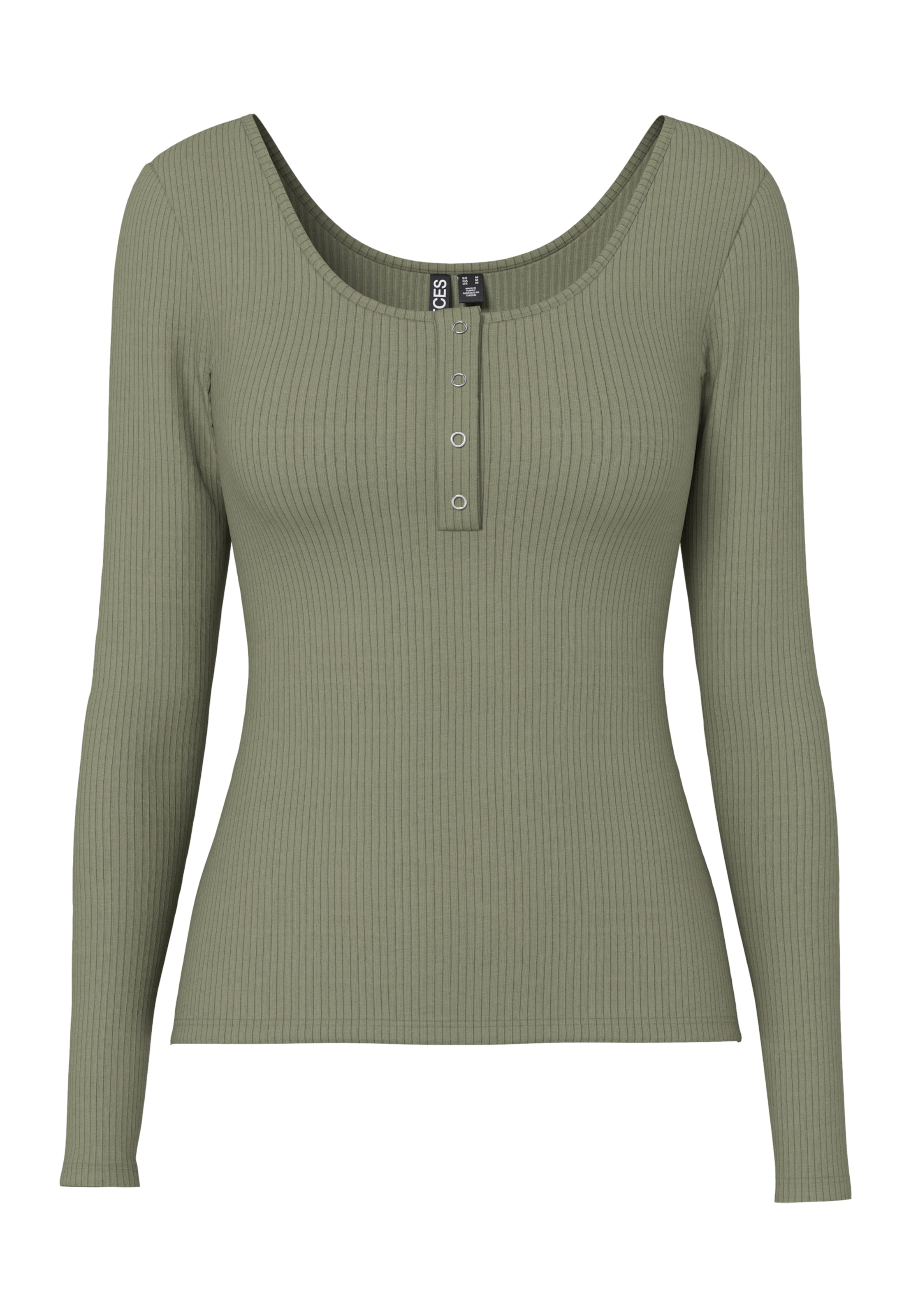 PIECES Μπλουζάκι &#x27;PCKitte&#x27; σε πράσινο: μπροστά