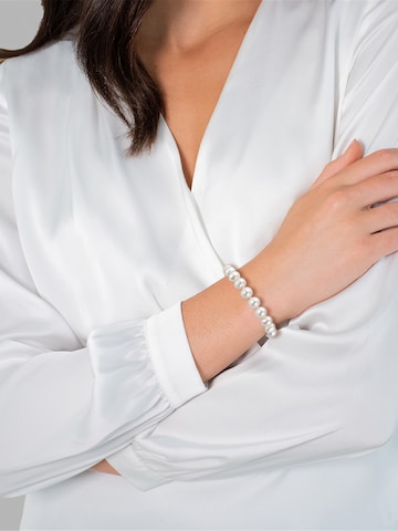 Braccialetto di Valero Pearls in bianco: frontale