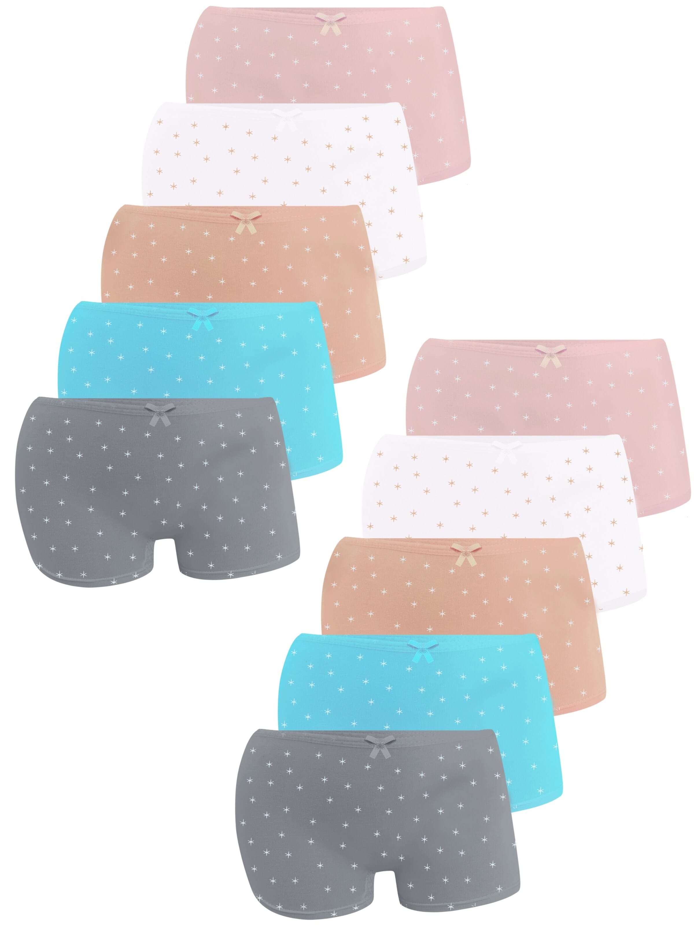 LOREZA - Calzoncillo 'Mädchen Boxershorts Celina' en Mezcla de colores: frente