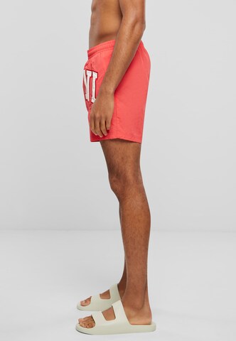 Karl Kani Swimming Trunks 'Serif' in Red