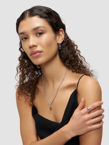 Liebeskind Berlin Necklace 'Heart' in Silver: front