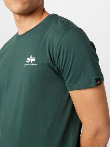 Tricou de la ALPHA INDUSTRIES pe verde