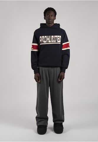 Prohibited - Sweatshirt em azul: frente