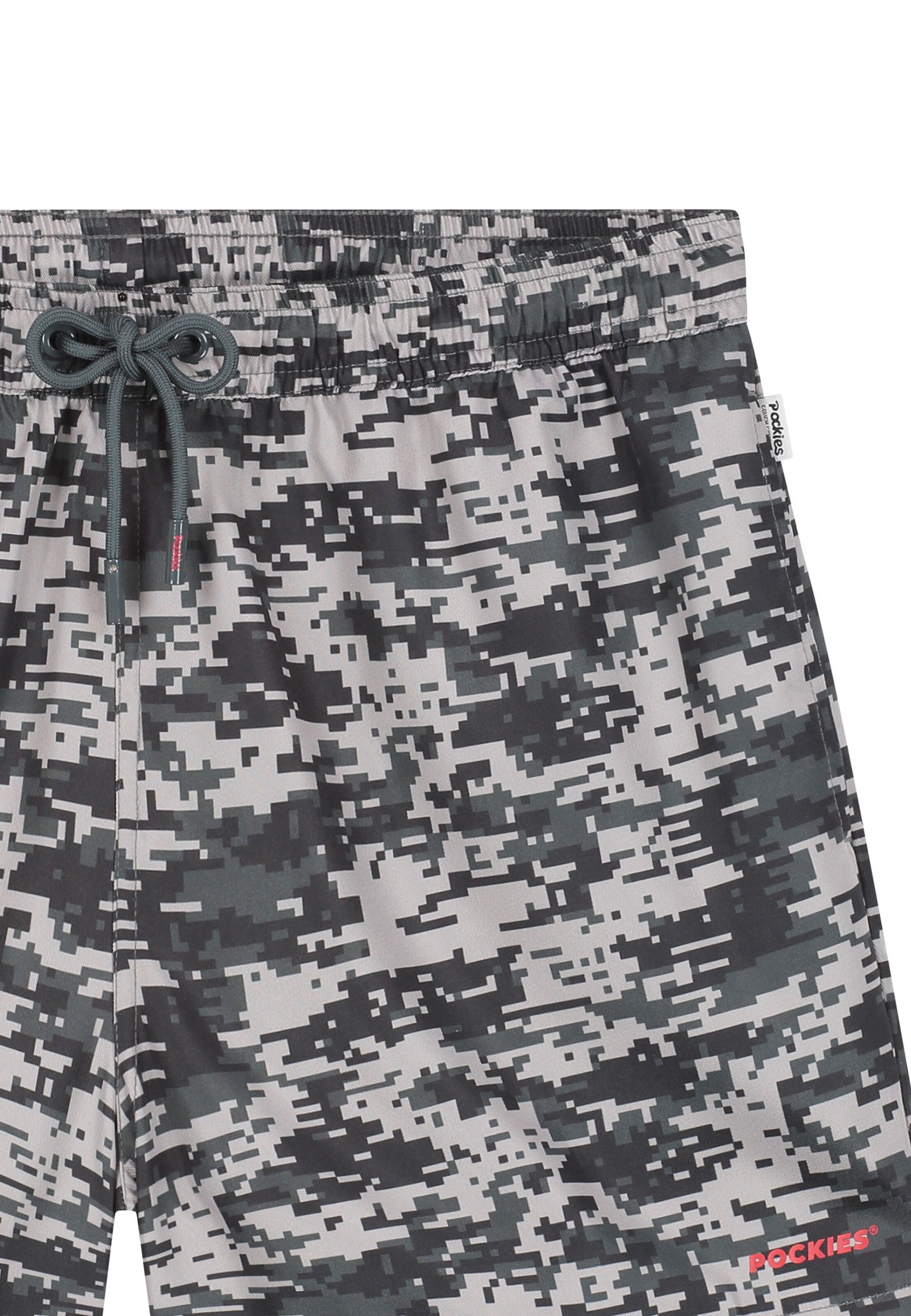 Pockies Zwemshorts 'Camo' in Grijs