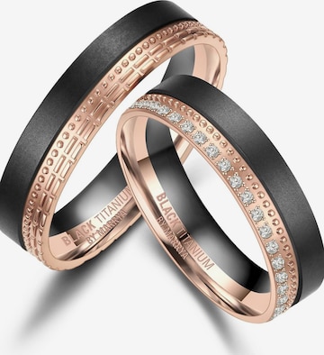 Anello 'MARRYA Ehering BT-09 aus Black Titanium' di MARRYA in oro: frontale