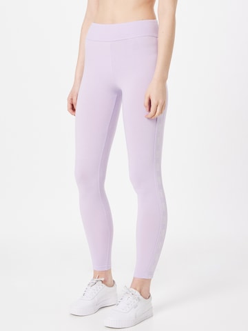 GUESS Skinny Workout Pants 'DOREEN' in Purple: front