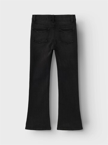 NAME IT - Bootcut Calças de ganga 'Polly' em preto
