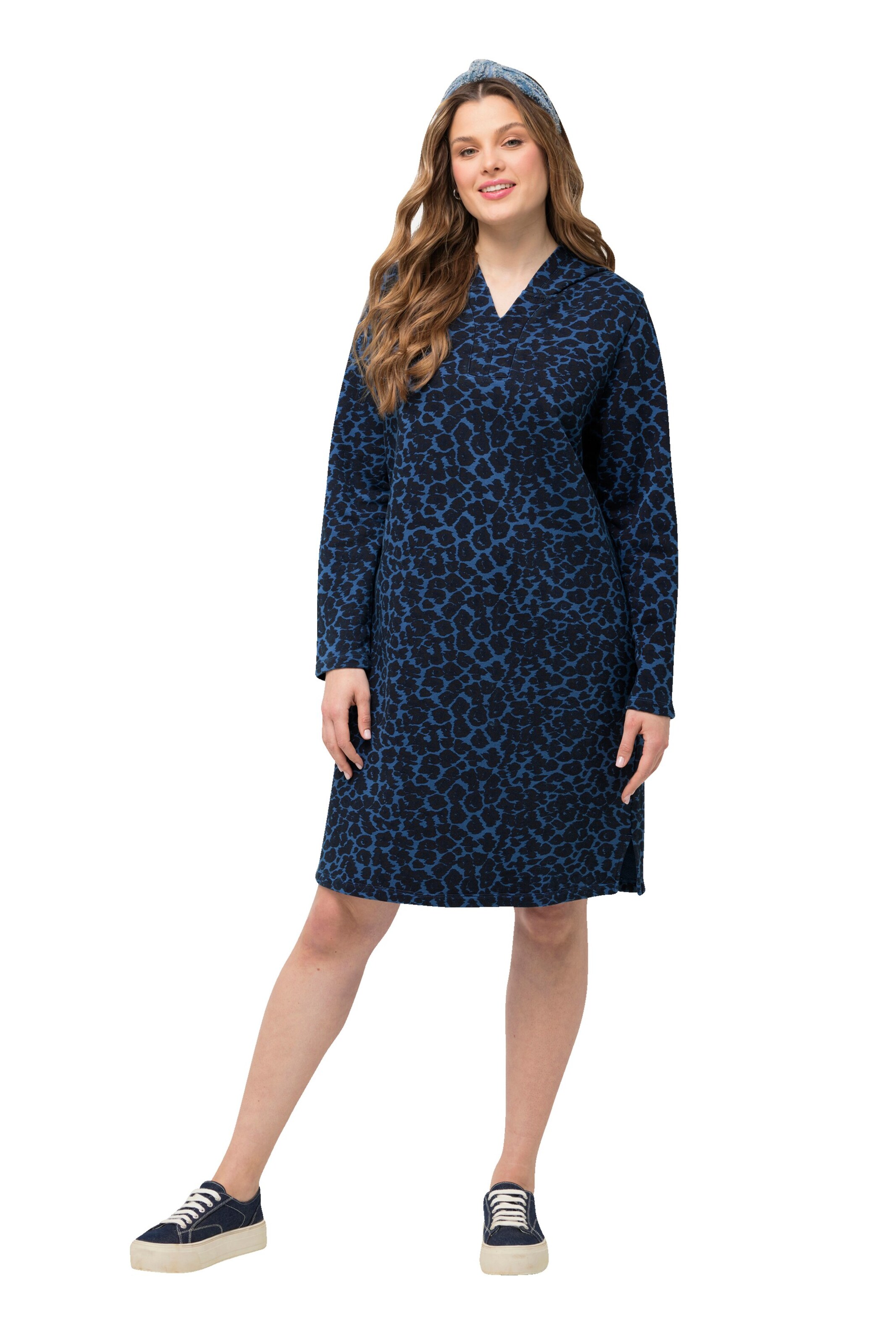 Ulla Popken Dress in Blue: front