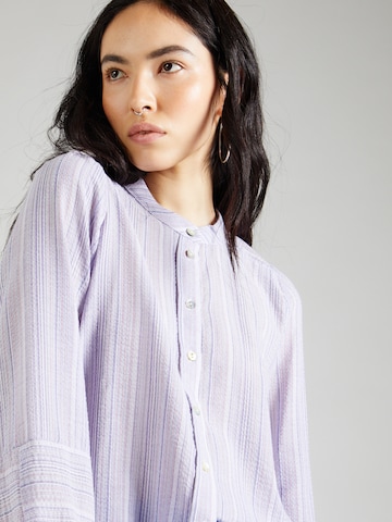 Lollys Laundry Bluse 'Lina' in Lila