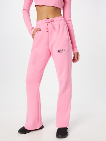 ADIDAS SPORTSWEAR Normalny krój Spodnie sportowe 'All Szn Fleece Graphics' w kolorze różowy: przód