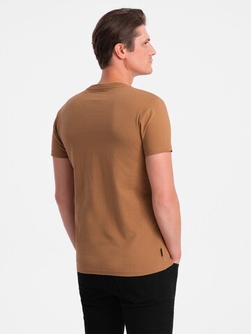 T-Shirt Ombre en marron