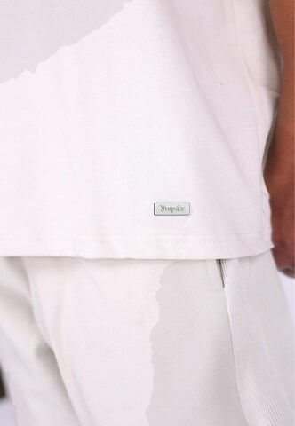 T-Shirt Dropsize en gris