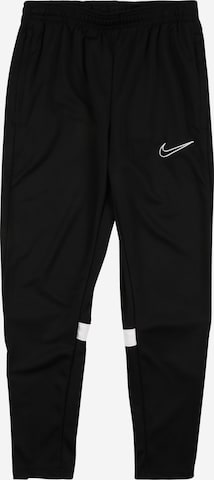 NIKE Skinny Sportsbukse i svart: forside