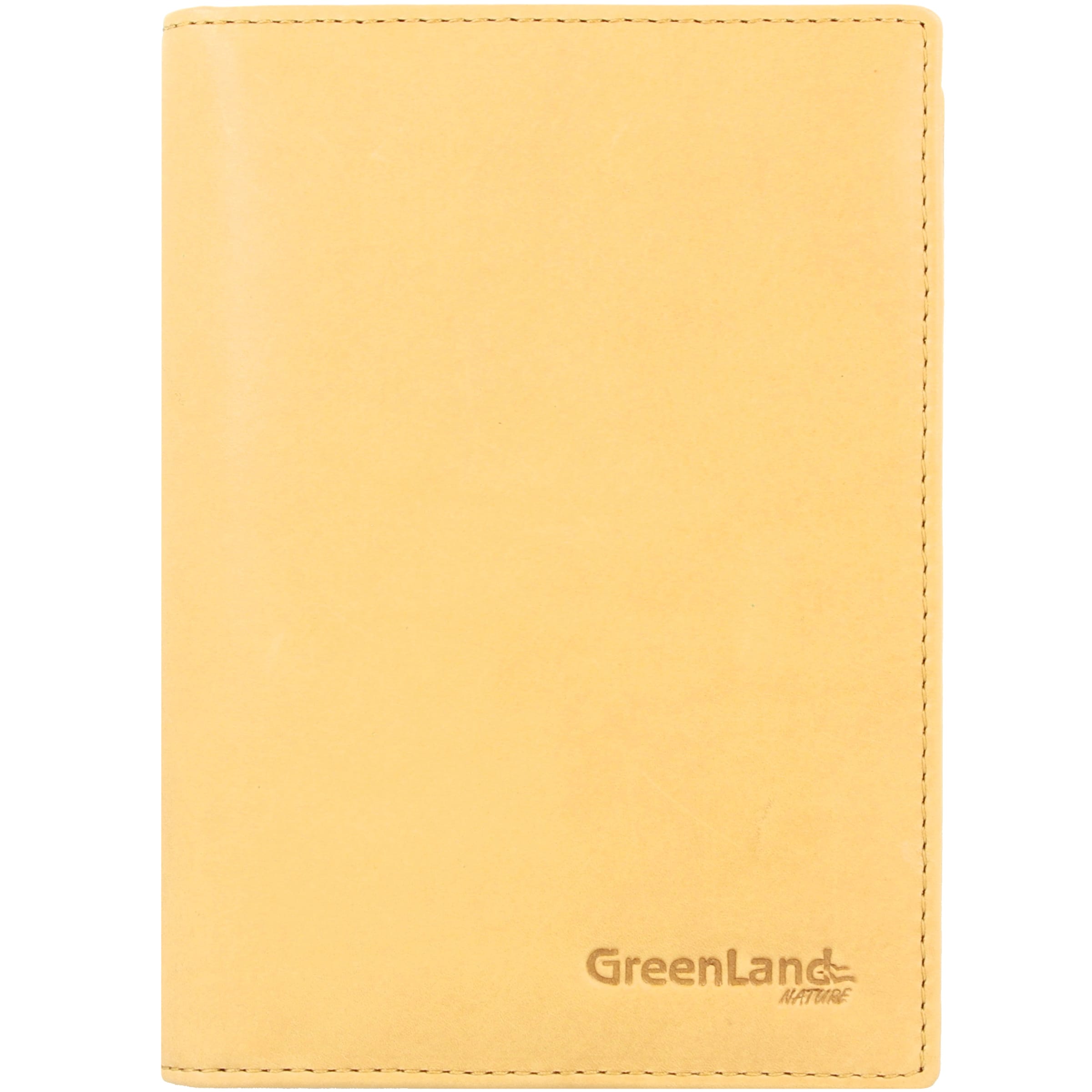 Porte-monnaies 'Soft Colour' Greenland Nature en jaune : devant