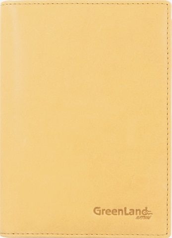 Greenland Nature Wallet 'Soft Colour' in Yellow: front