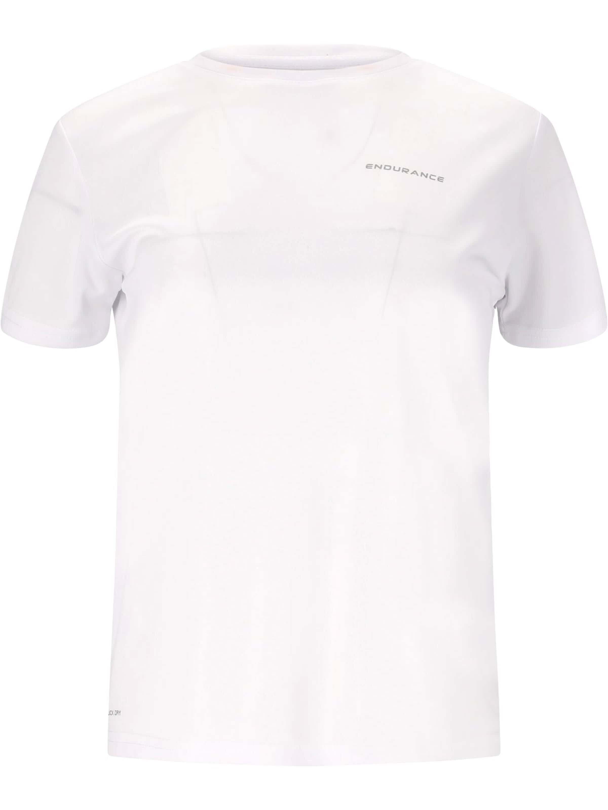 ENDURANCE Funktionsbluse 'Keily W S/S Tee' i hvid: forside