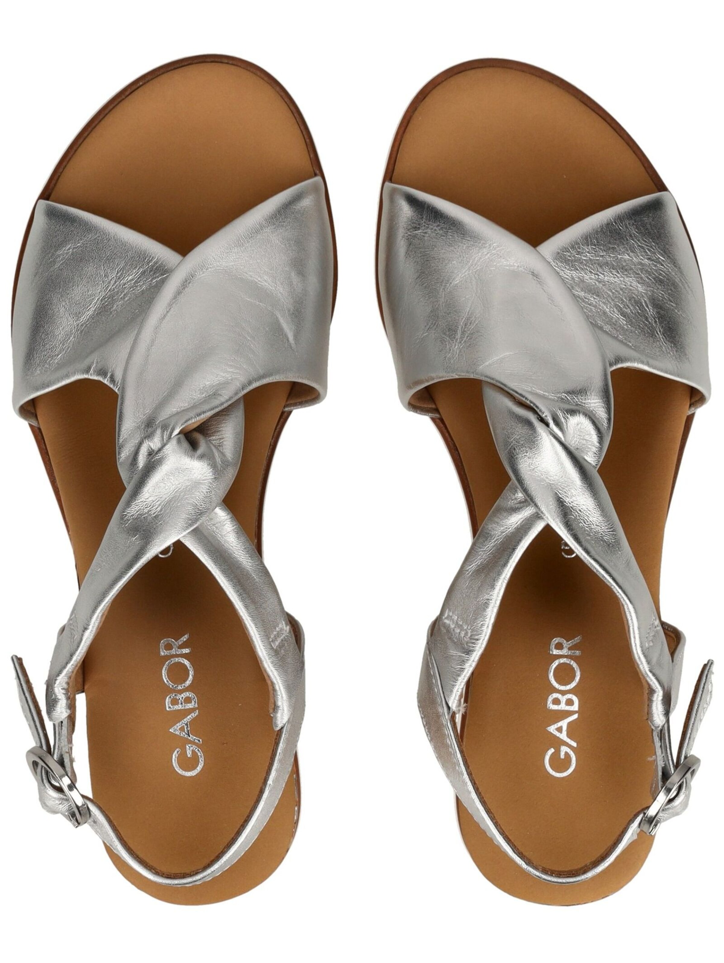 Sandales à lanières GABOR en argent