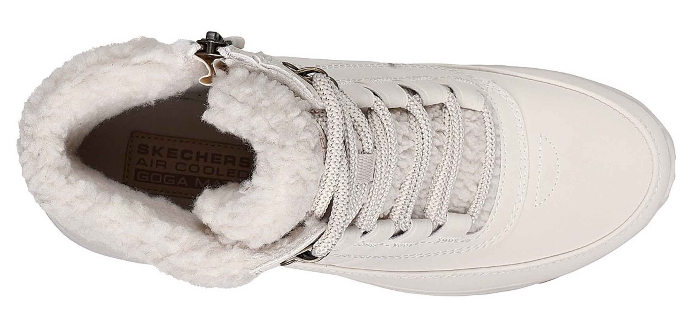 Bottines à lacets SKECHERS en blanc