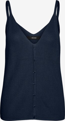 VERO MODA Gebreide top 'NEW LEXSUN' in Blauw: voorkant