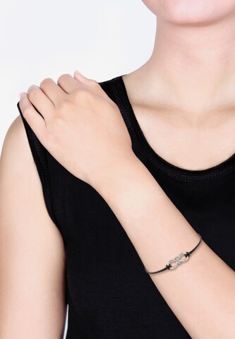 ELLI Armband 'Infinity' in Zwart: voorkant