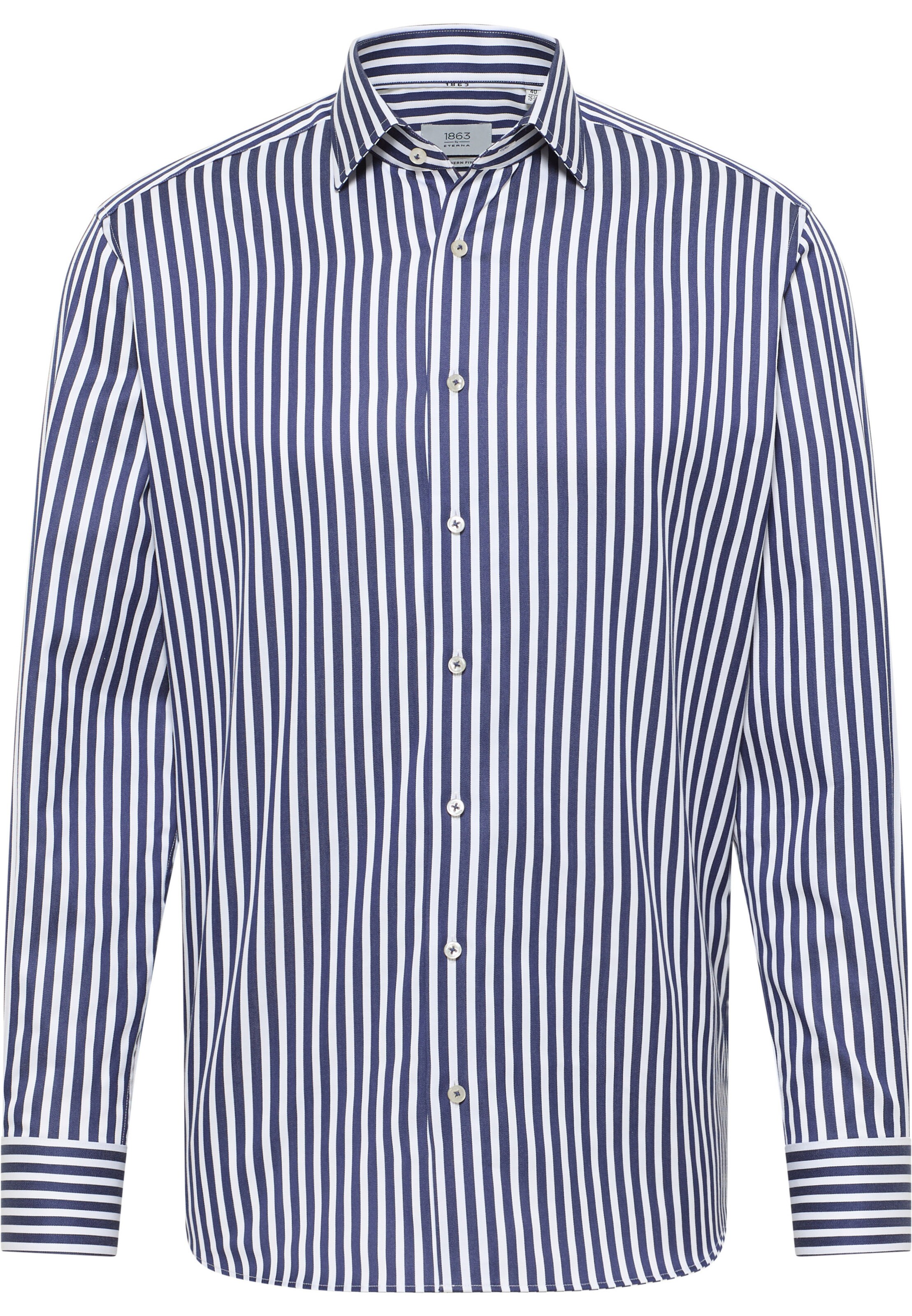 ETERNA Regular fit Business Shirt in Blue: front
