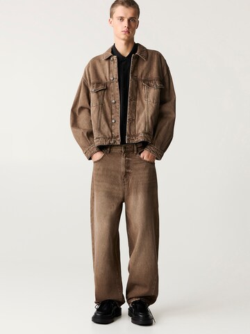 Pull&Bear Between-season jacket in Brown