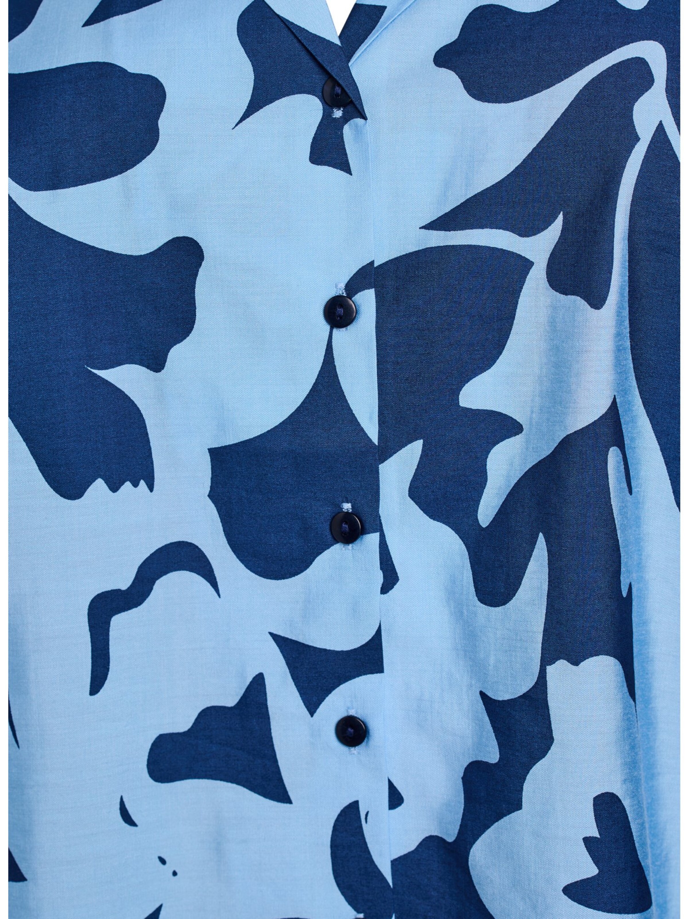 Zizzi Bluse 'Eclaru' in Blau