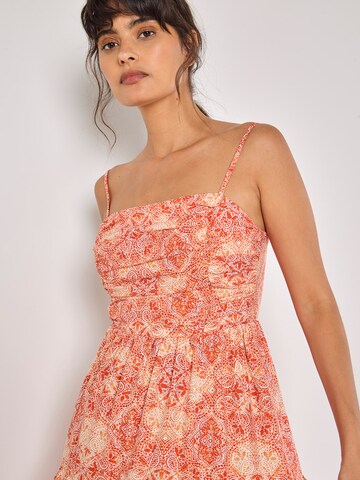 Apricot Jurk in Oranje