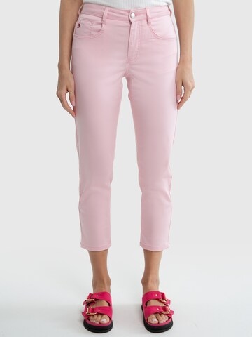 BIG STAR Slim fit Chino Pants ' LUCIA ' in Pink: front