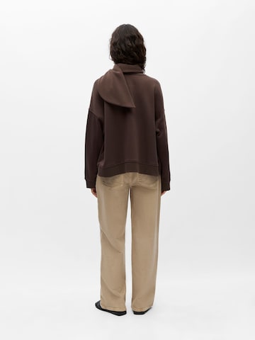 Sweat-shirt 'OBJArina' OBJECT en marron