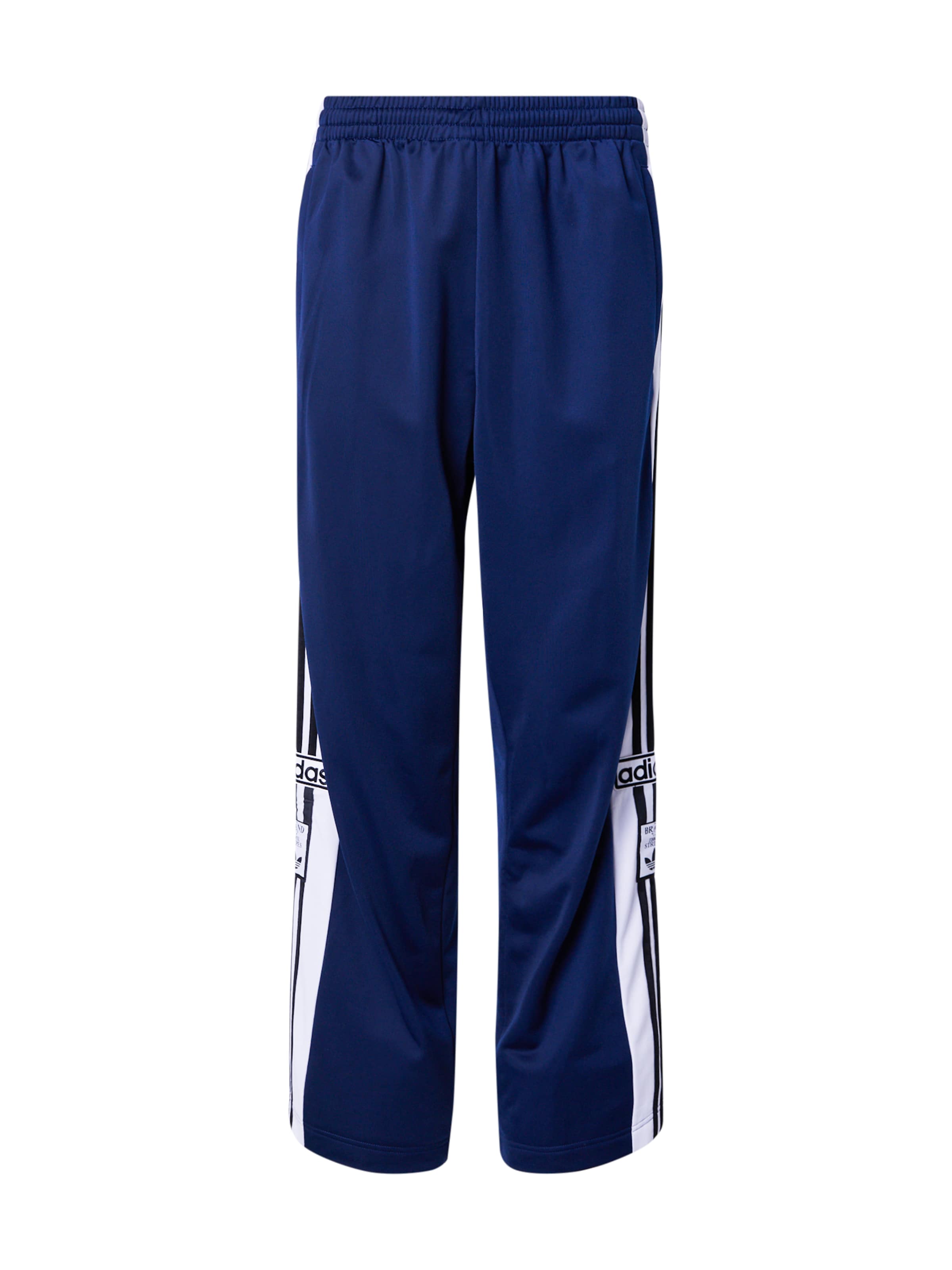 ADIDAS ORIGINALS Παντελόνι 'Adibreak' σε σκούρο μπλε / λευκό, Άποψη προϊόντος